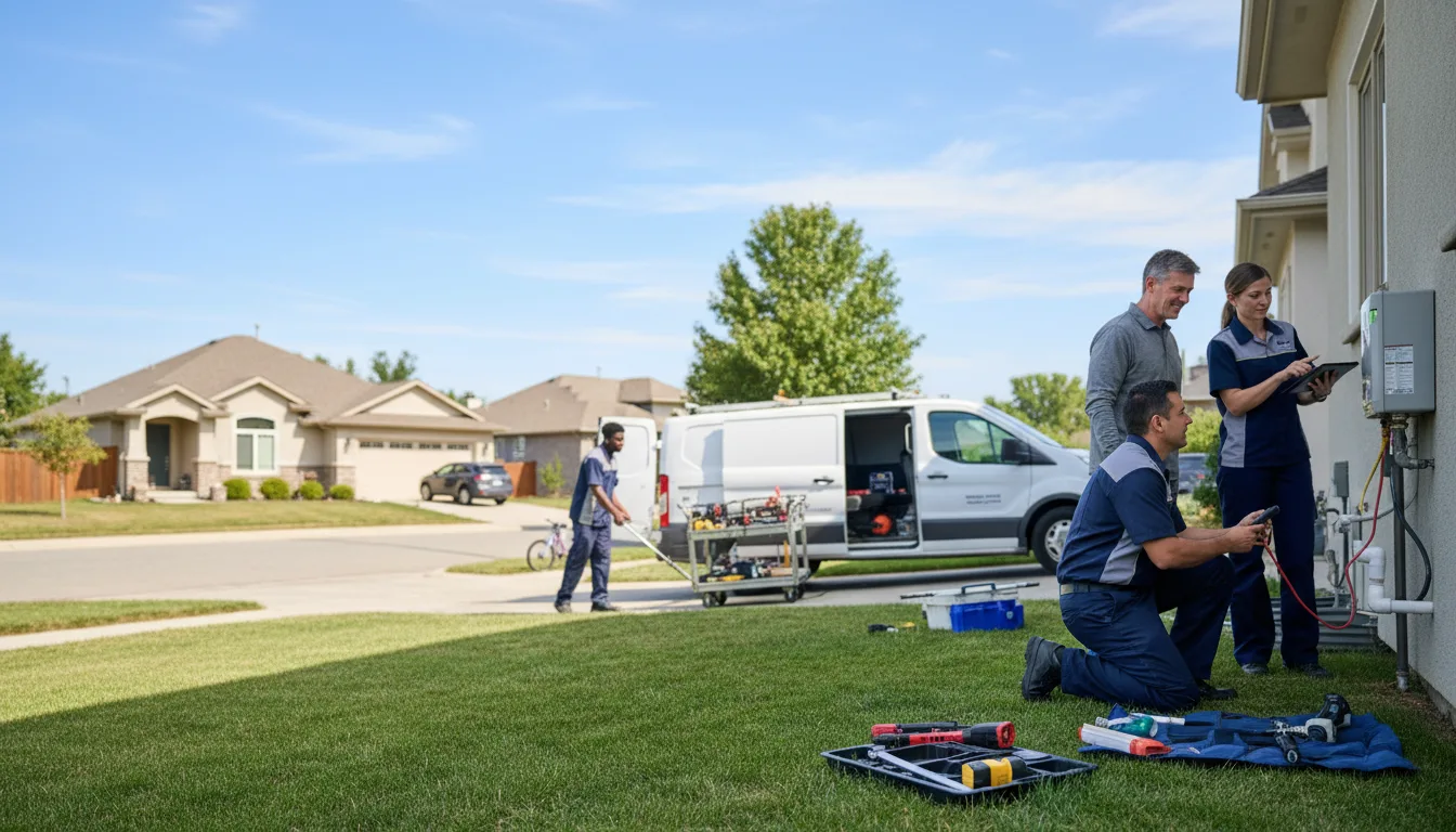 Tankless water heater service in Rushford, MN